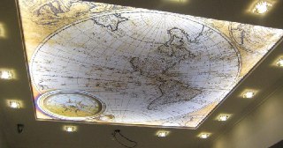 Натяжной потолок с фотопечатью Осинники, цена от 6251 руб.